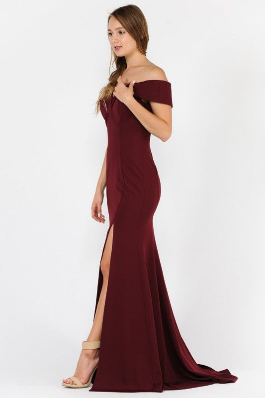 Glamorous Red Carpet Style Long Dress With Trendy