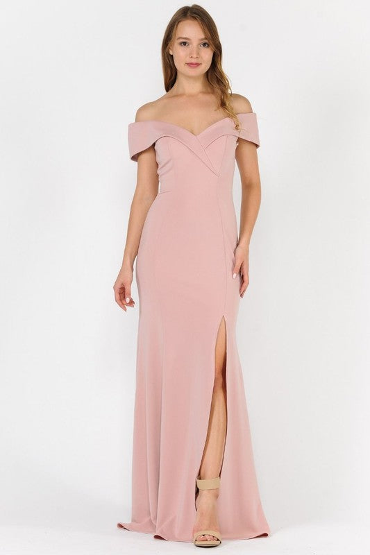 Glamorous Red Carpet Style Long Dress With Trendy