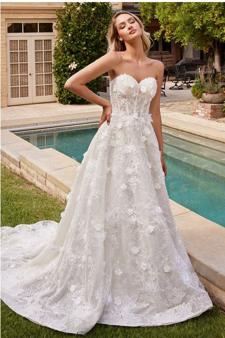 Strapless Wedding Ball Gown