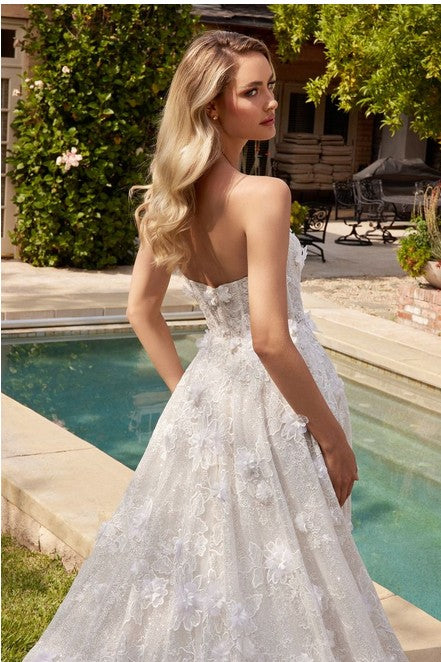 Strapless Wedding Ball Gown